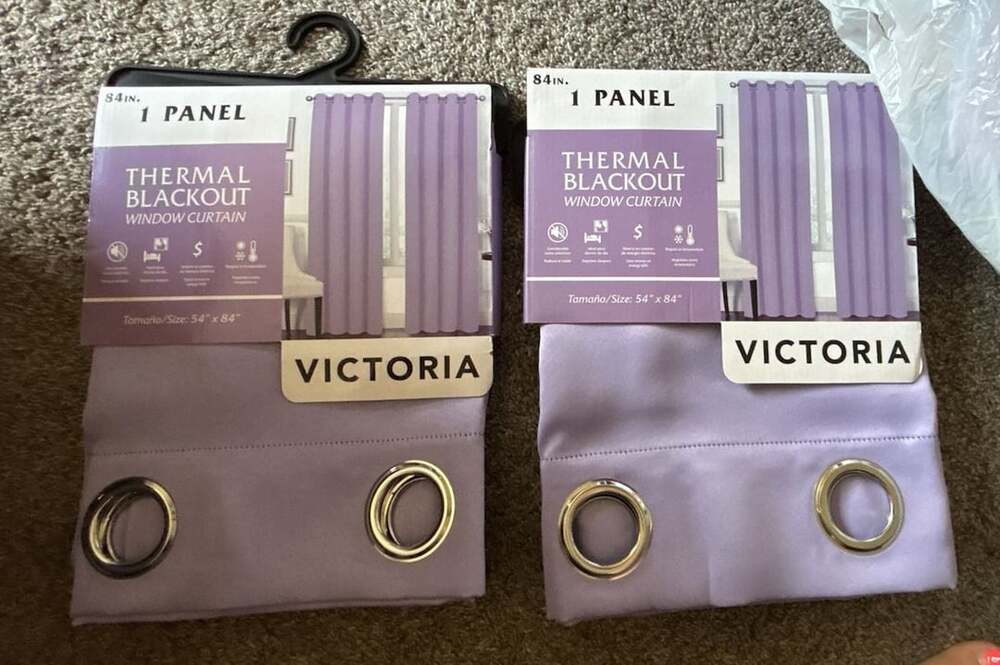 TWO Victoria One Panel Thermal Blackout Curtains